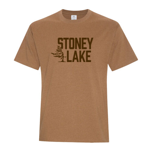 Stoney Lake - Washed Tee (Brown) Thumbnail
