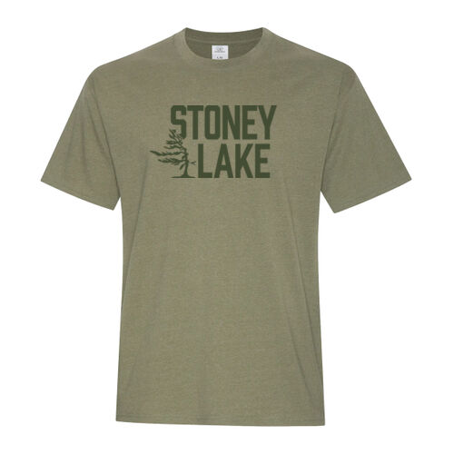 Stoney Lake - Washed Tee (Green) Thumbnail