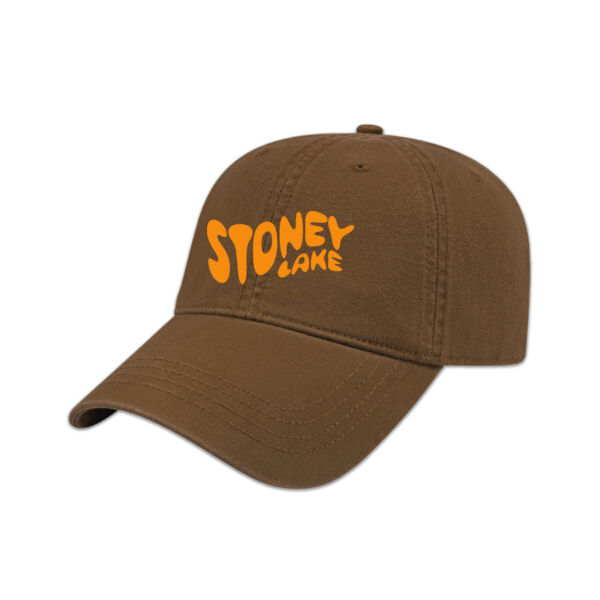 Stoney Lake Bubble Dad Hat (Chocolate/Orange)  Thumbnail