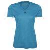 Pro Team Heather Proformance V-Neck Ladies' Tee Thumbnail
